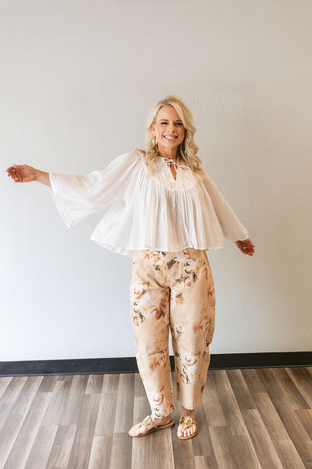 White Clovicia Blouse