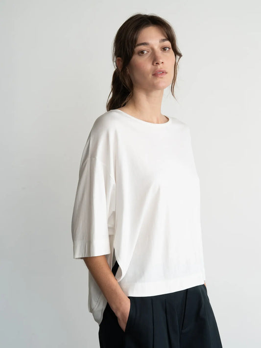 White Easy Fit Soft Touch T-Shirt