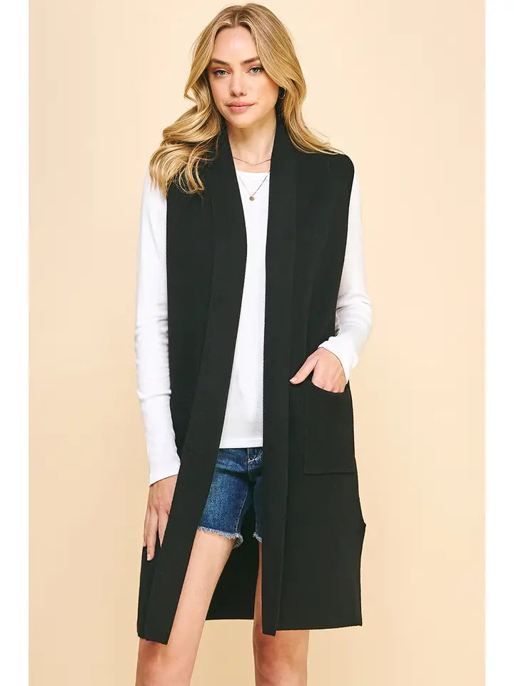 The Everly Long Vest