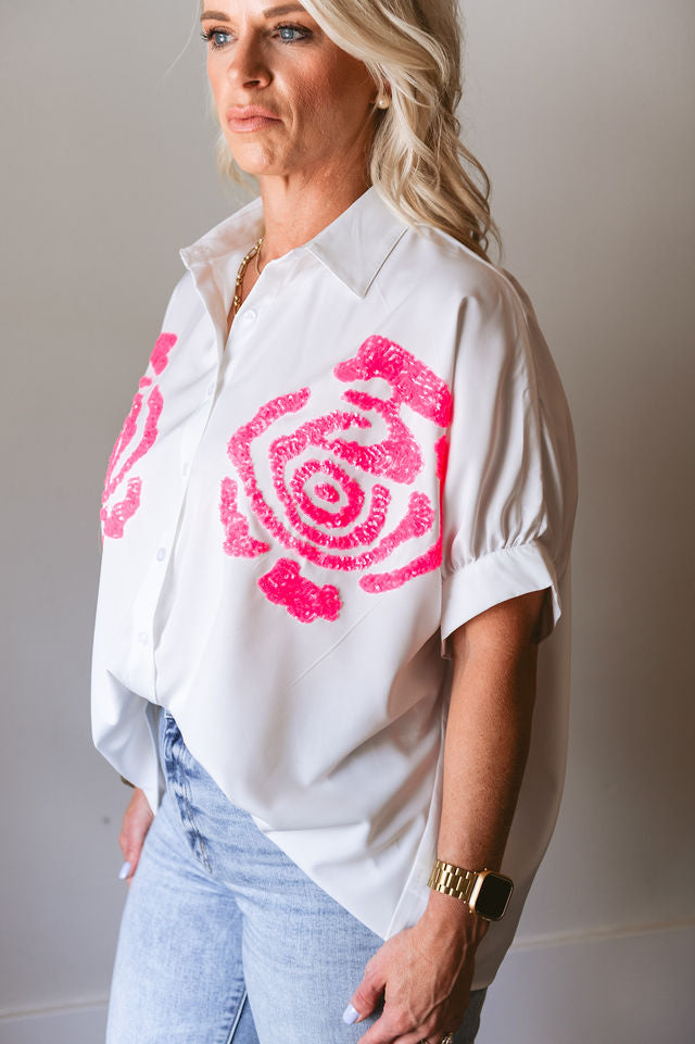 Neon Bloom Top