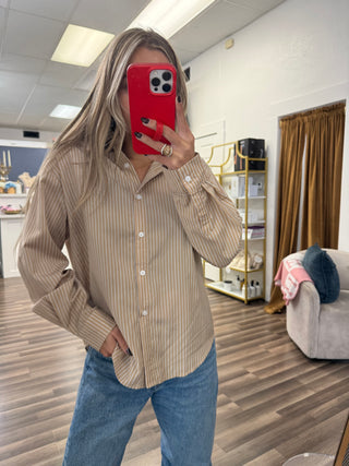 Back in Style Pinstripe Shirt