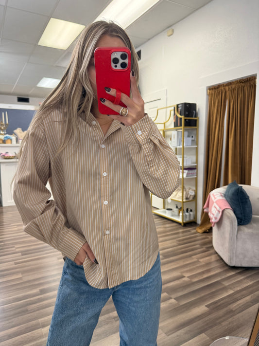 Back in Style Pinstripe Shirt