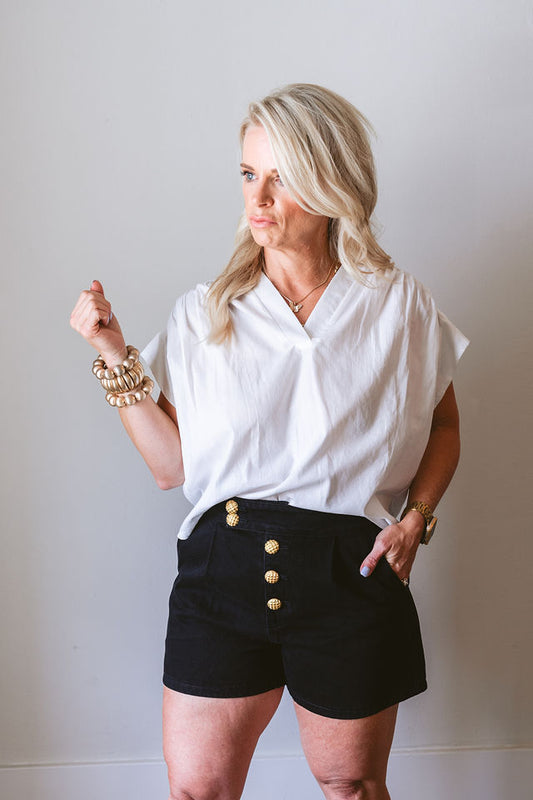 White Tunic Top