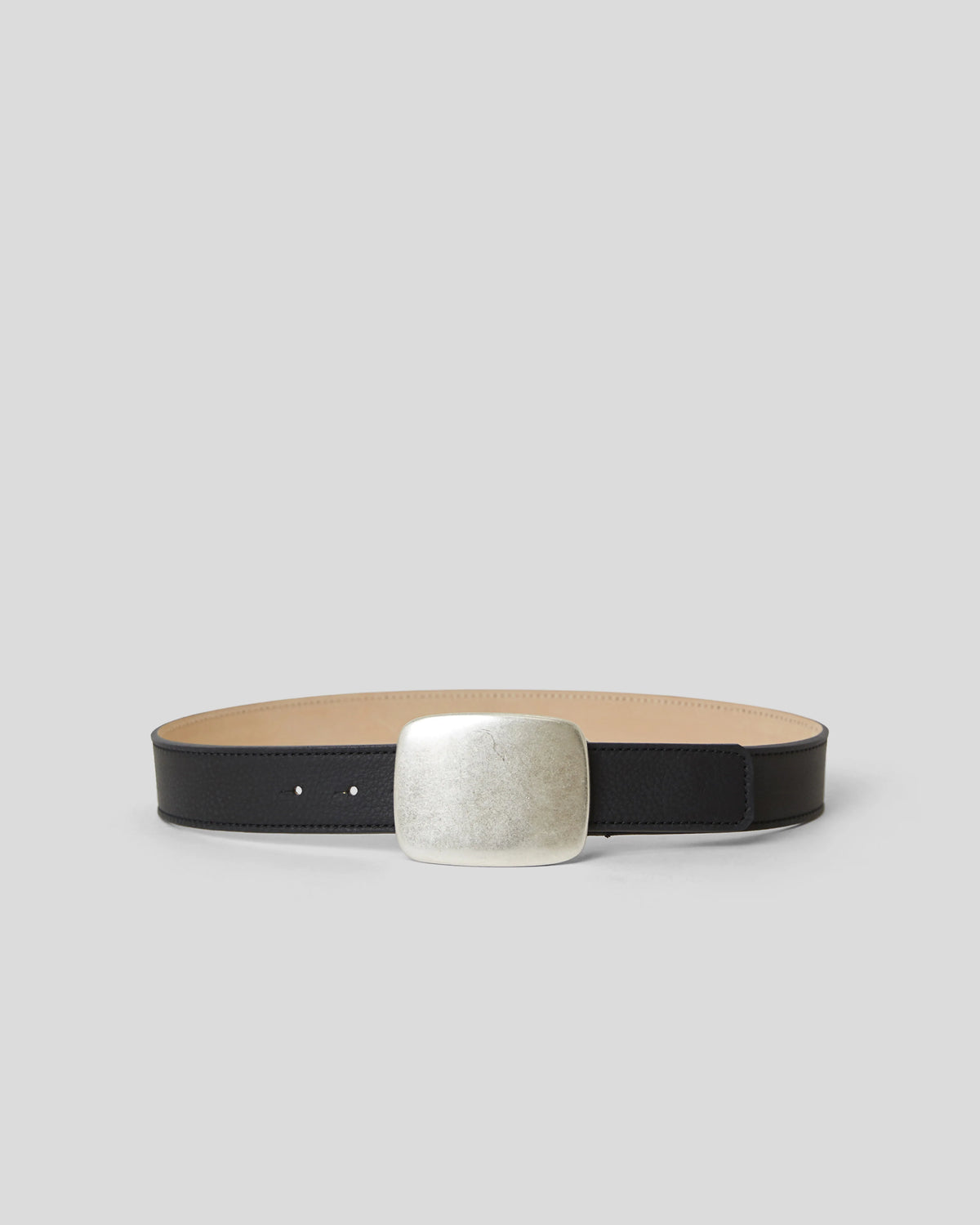 Leighton Belt - Blk/Silver