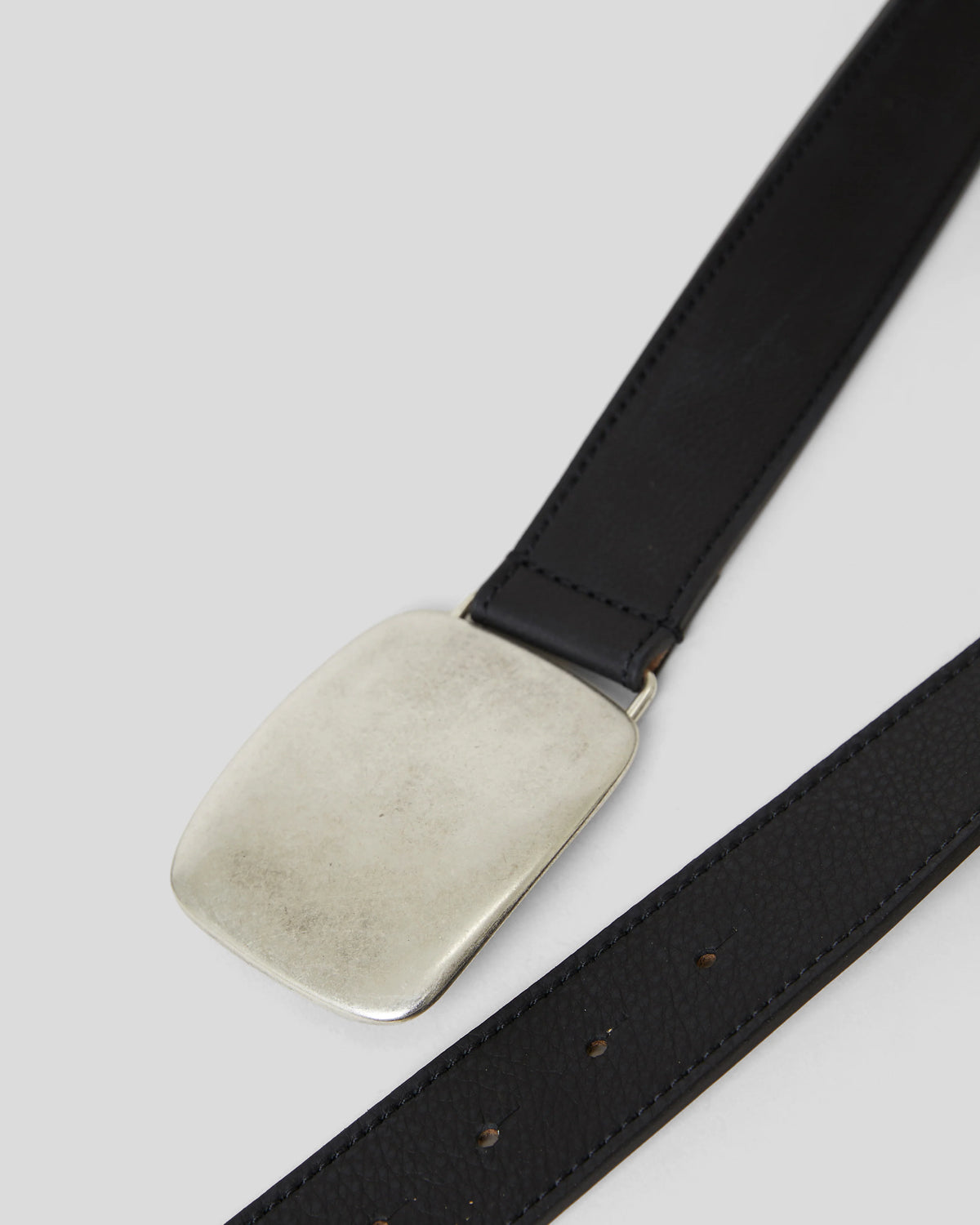 Leighton Belt - Blk/Silver