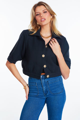Nichols Short Sleeve Jacket - Navy