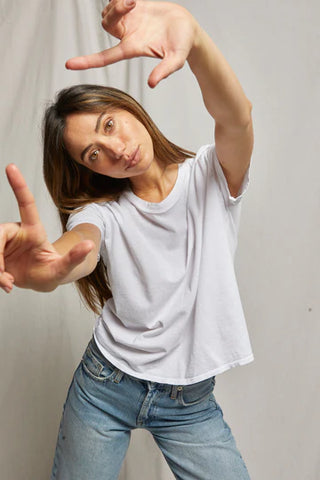 Perfect White Tee - Harley - White