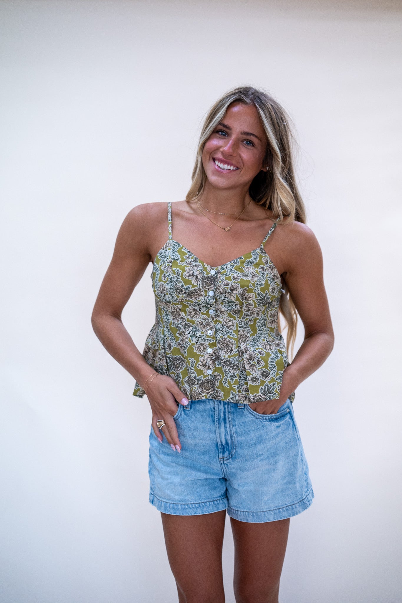 Lagos Peplum Cami