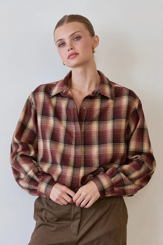 Tory Bubble Hem Shirt