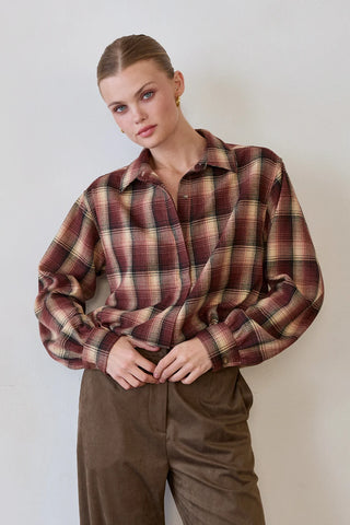 Tory Bubble Hem Shirt