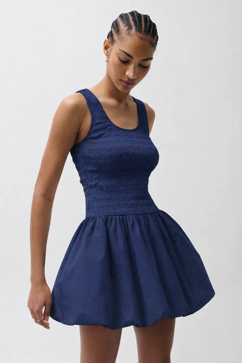 Pistola Ilona Bubble Hem Dress - Peacoat