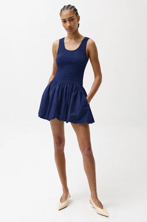 Pistola Ilona Bubble Hem Dress - Peacoat