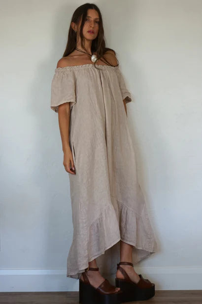 Florence Dress- Beige