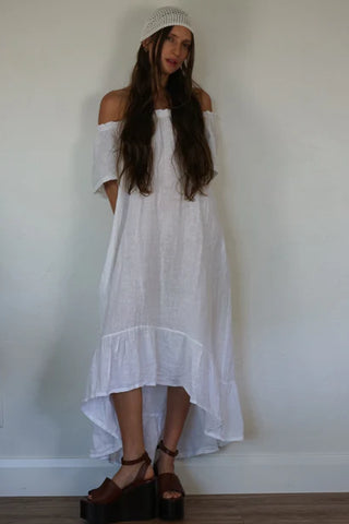 Florence Dress- White