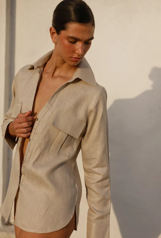 Estela Blouse - Camel