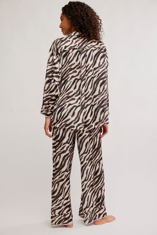 Dreamy Days Pajama Set - Tea Combo Zebra