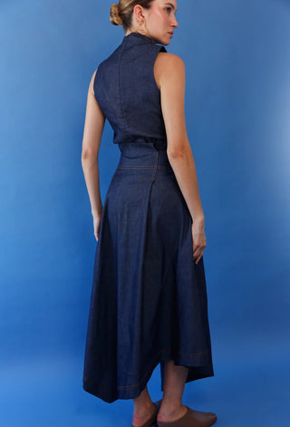 Alba Blouse - Denim