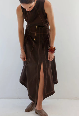 Belinda Skirt - Brown