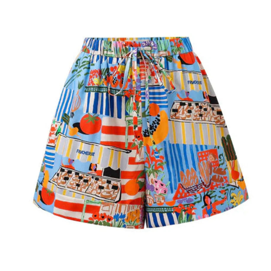 Annea Shorts - Marche Bleu