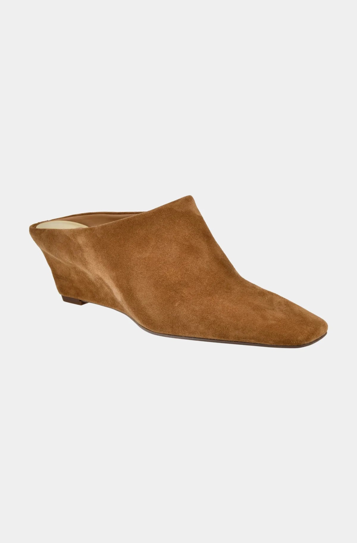 Hilah Wedge Shoe - Cognac Suede