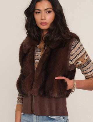 Ayra Vest - Walnut