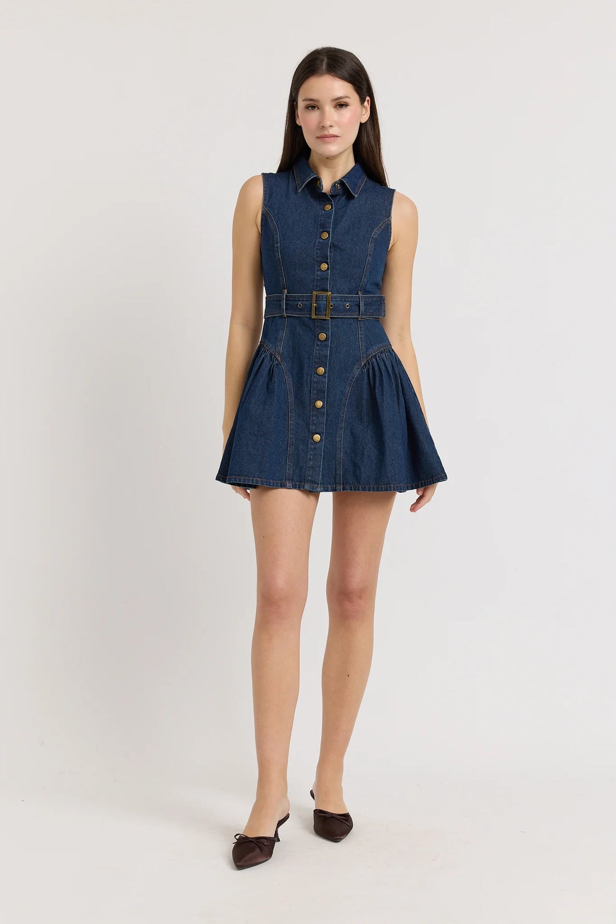 Paige Mini Belt Mini Dress