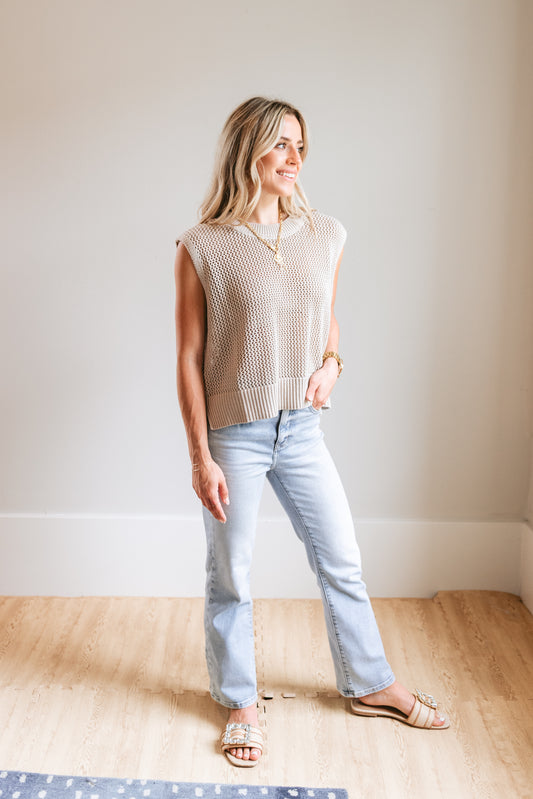 Beige Lightweight Top