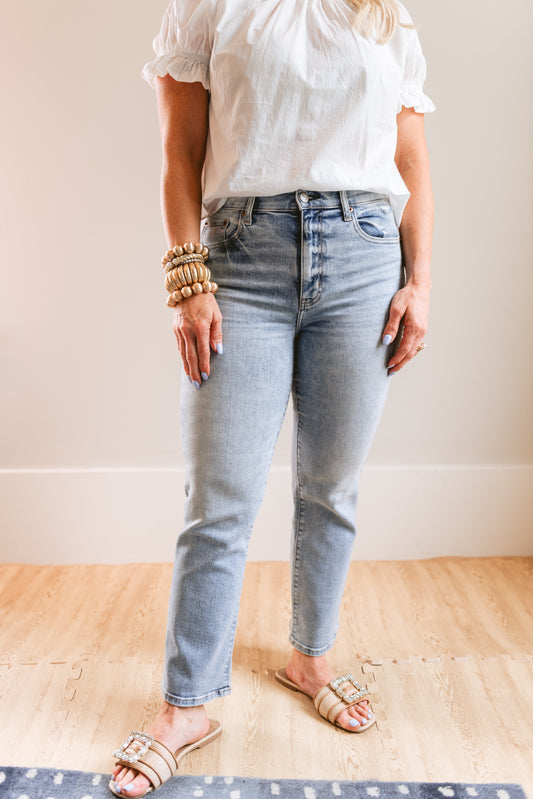 Shy Girl High Rise Crop Flare - Miracle