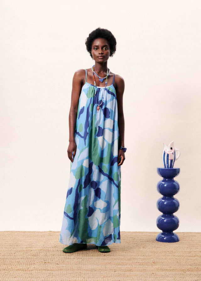 Andaman Dress - Blue Water Lily