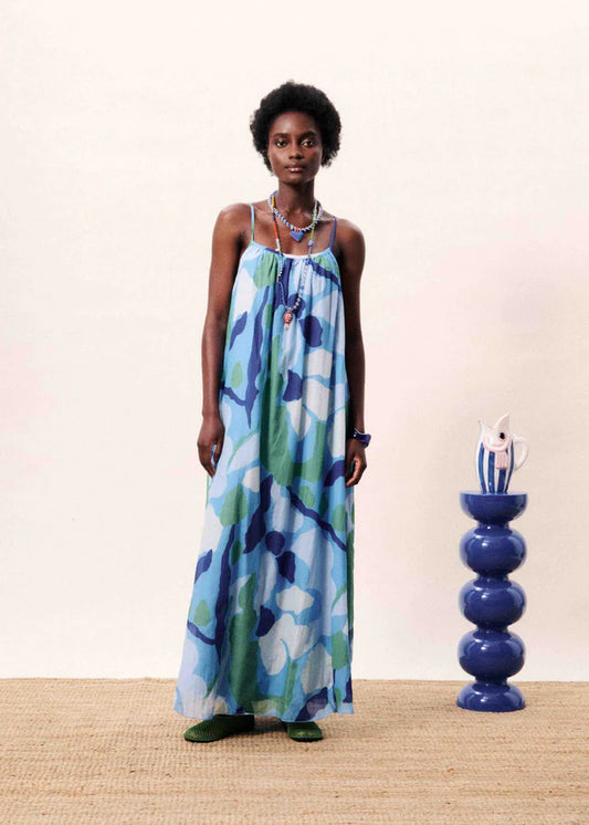Andaman Dress - Blue Water Lily