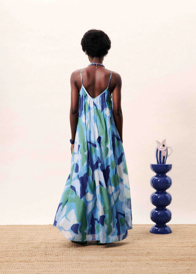Andaman Dress - Blue Water Lily