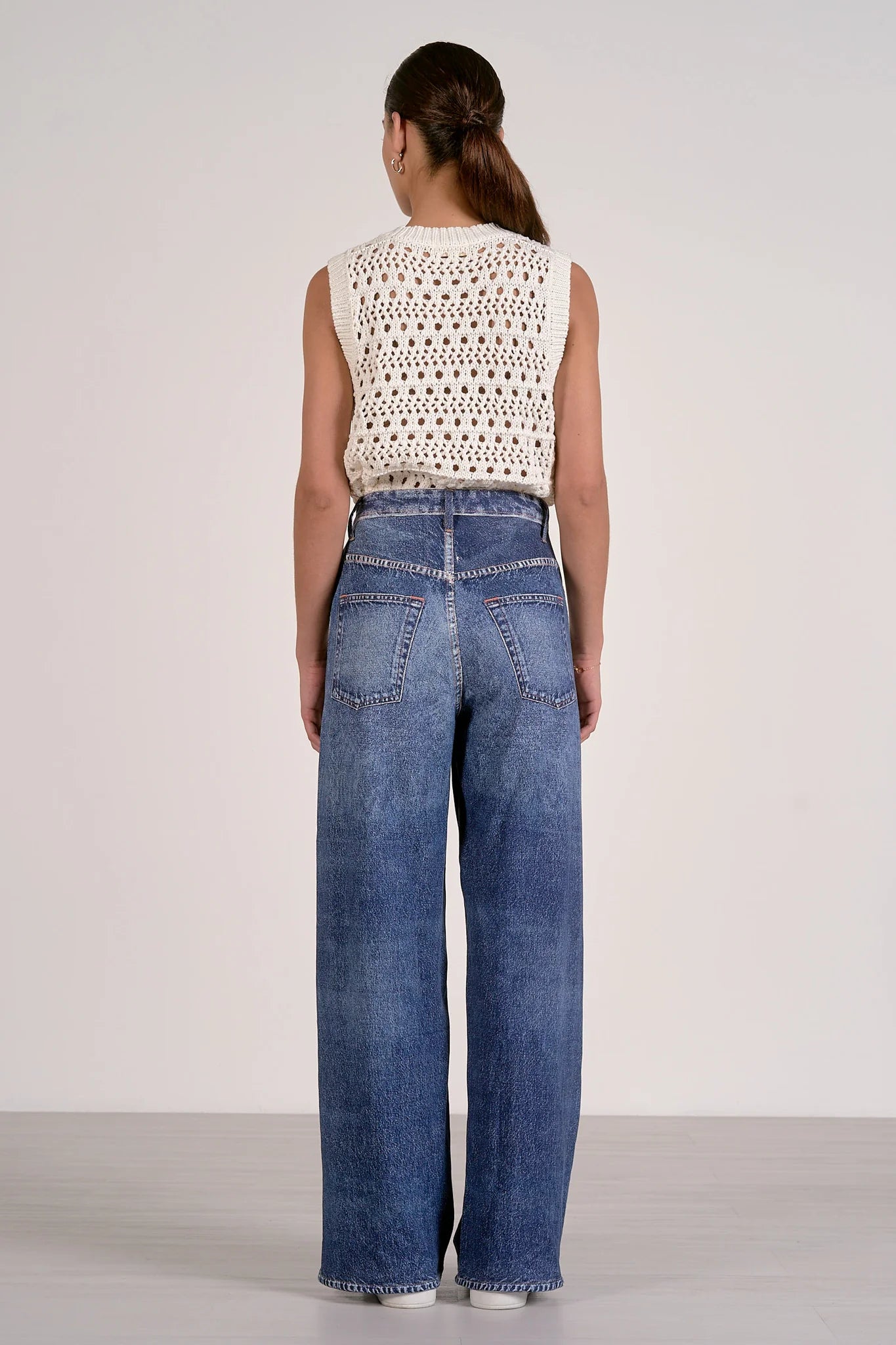 Joy Sweatpant Jean - Blue Denim