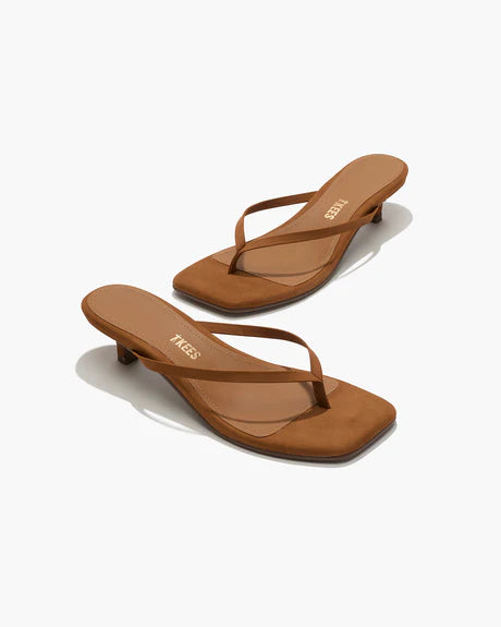 Square Toe Julia Suede Kitten Heel