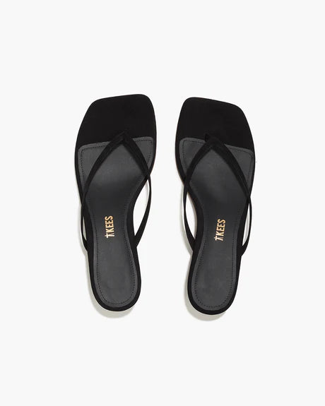 Square Toe Julia Suede Kitten Heel