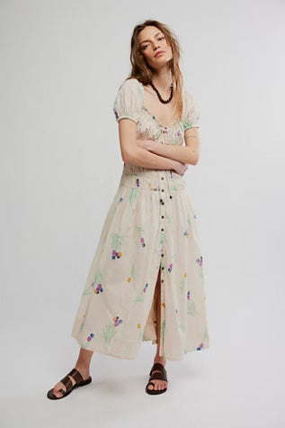 Free People Complete Me Midi - Tea Combo