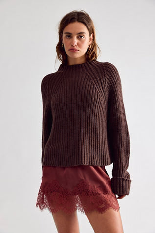 Low Tide Pullover - Chocolate