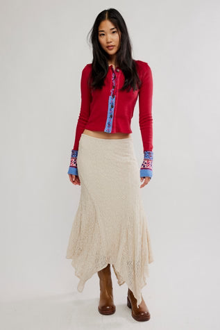 WTF Noa Cardigan - Crimson Combo