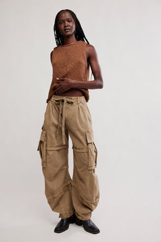 Reef Curved Cargo Twill - Aloe