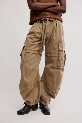 Reef Curved Cargo Twill - Aloe