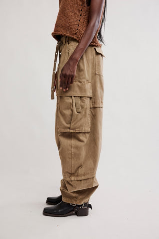 Reef Curved Cargo Twill - Aloe