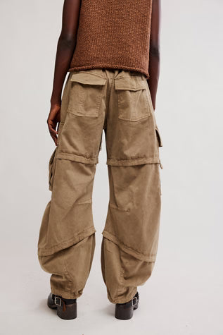Reef Curved Cargo Twill - Aloe