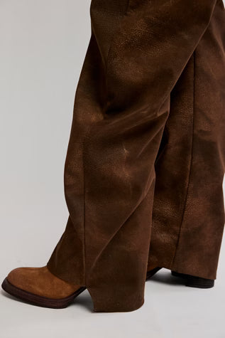 Spotlight Vegan Trouser - Chocolate Brown