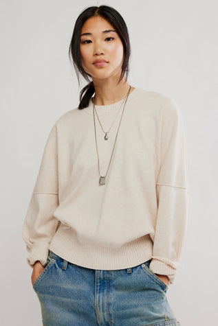 Alma Pullover - Marshmellow Heather