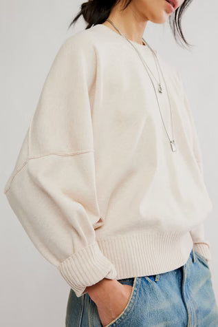 Alma Pullover - Marshmellow Heather