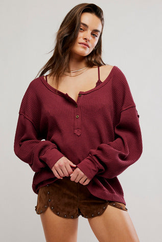 Montreal Oversized Thermal Henley