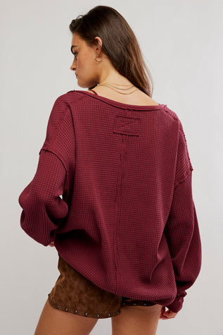 Montreal Oversized Thermal Henley