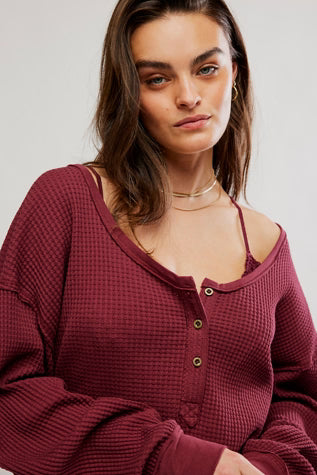 Montreal Oversized Thermal Henley