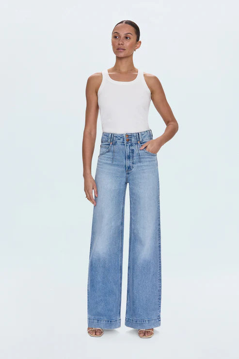 Pistola Lana High Rise Ultra Wide Leg - Terrace