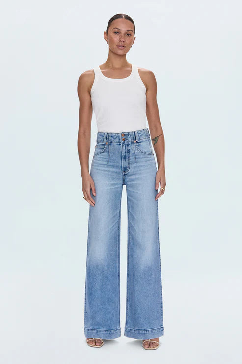 Pistola Lana High Rise Ultra Wide Leg - Terrace