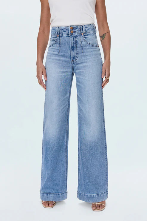 Pistola Lana High Rise Ultra Wide Leg - Terrace
